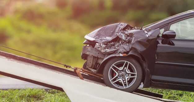 tow truck wreck damage cars